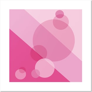 Pink Spheres Abstract Posters and Art